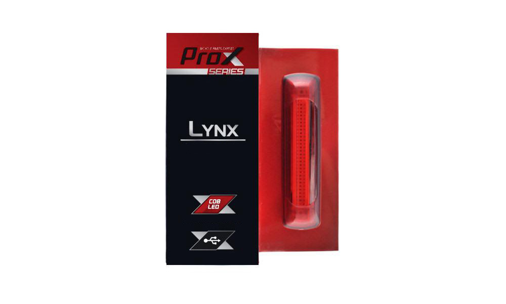 Задняя лампа ProX Lynx COB LED 40Lm USB - 3