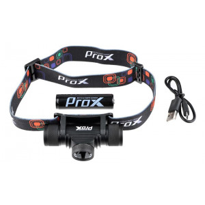 Передняя лампа ProX Aries CREE XP-G2 500Lm USB (headlamp)