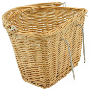 Basket front Azimut Wicker Hooks Natural 34x26x22cm