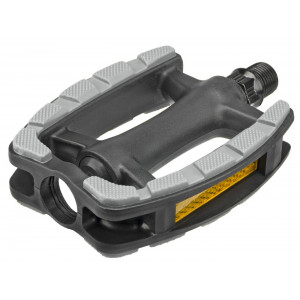Pedals Azimut Trekking plastic Antislip with ZU bearings and reflectros (1011)