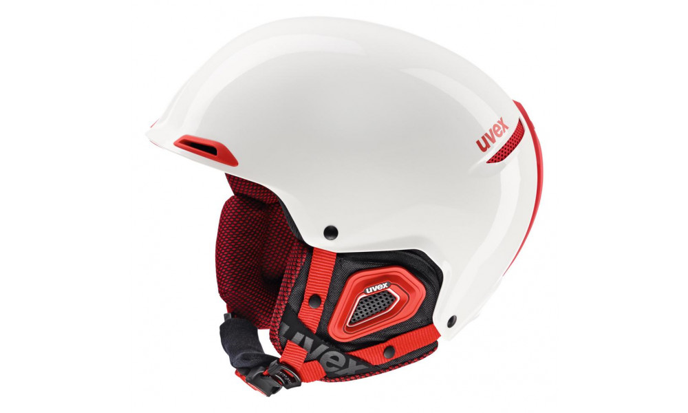 Лыжный шлем Uvex JAKK+ octo+ white-red 