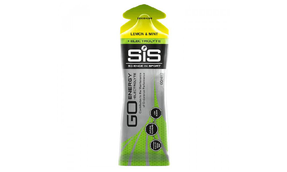 Электролитный гель SiS Go Energy + Electrolyte Lemon & Mint 60ml 