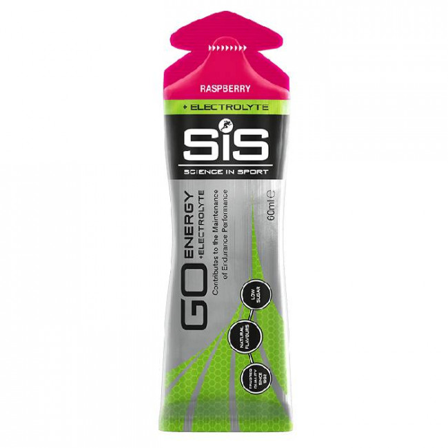 Электролитный гель SiS Go Energy + Electrolyte Raspberry 60ml