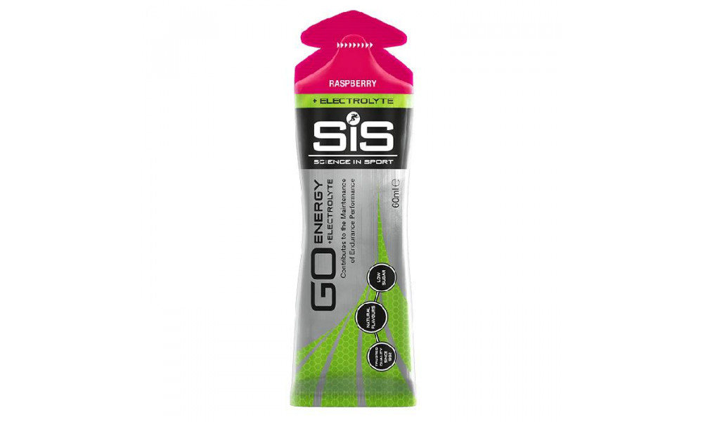 Электролитный гель SiS Go Energy + Electrolyte Raspberry 60ml 