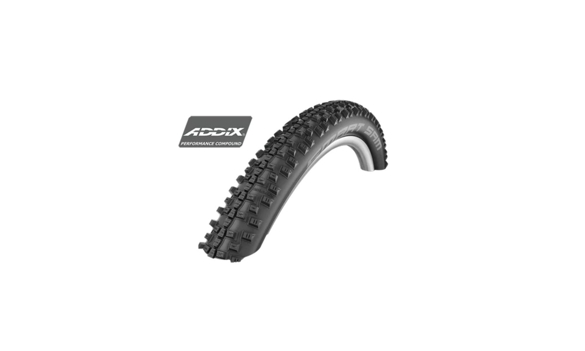 Tire 29" Schwalbe Smart Sam HS 476, Perf Wired 60-622 / 29x2.35 Addix 