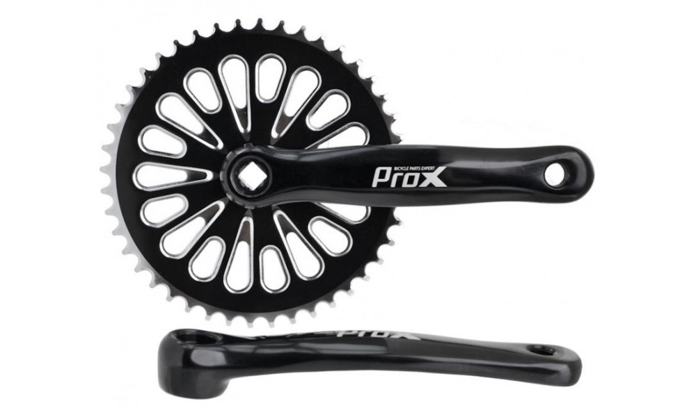 Блок передних звезд ProX Cruiser Alu 1-speed 44T 170mm black 