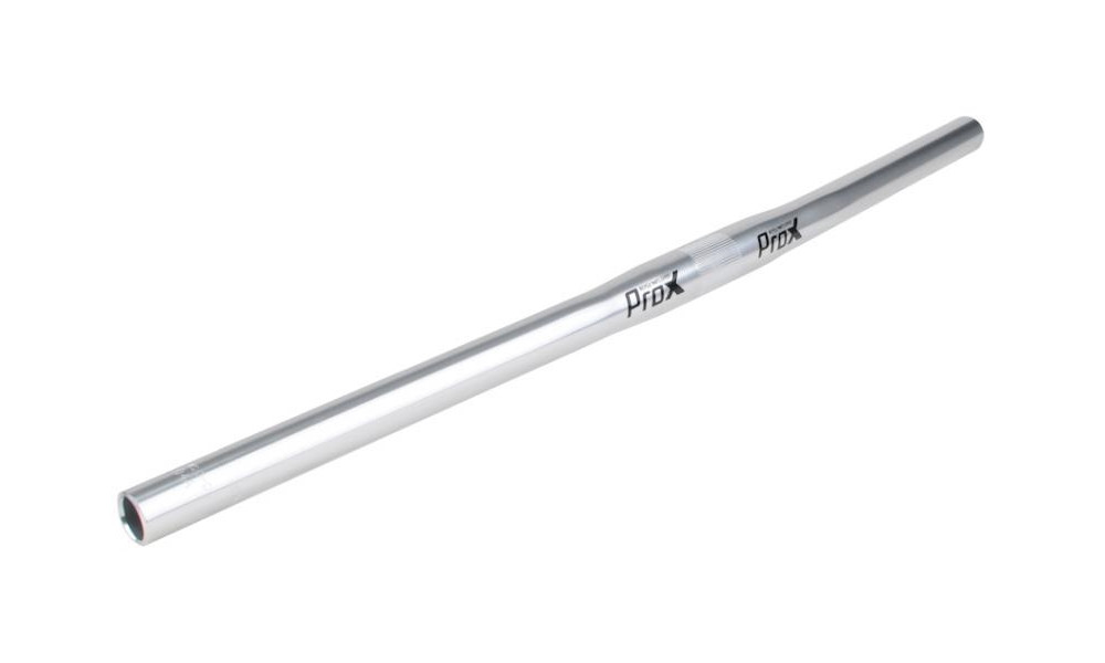 Руль ProX Flat Alu 620x25.4mm glossy silver - 2