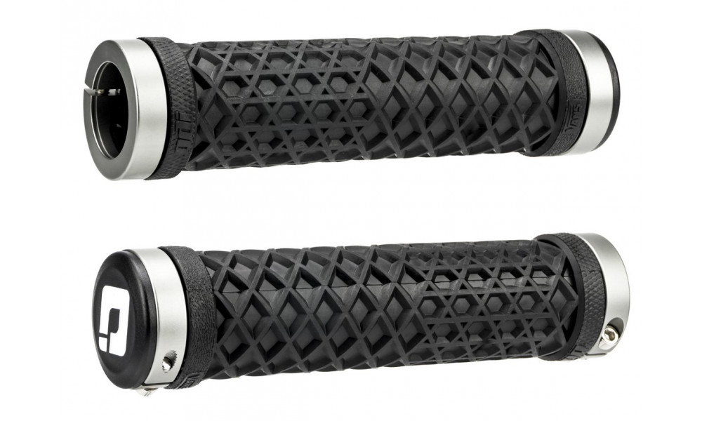 Grips ODI Vans Lock-On Grips Black w/ Graphite Clamps 