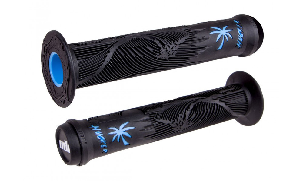 Grips ODI Hucker Signature 160mm w/Flange Black/Blue 