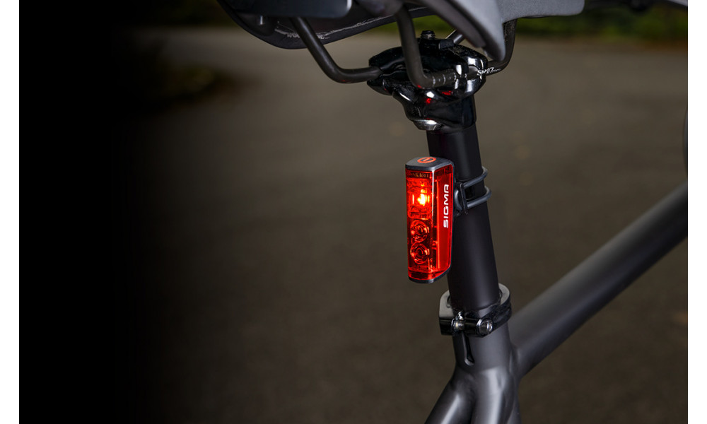 Задняя лампа Sigma Blaze RL LED + Brake Light USB - 4