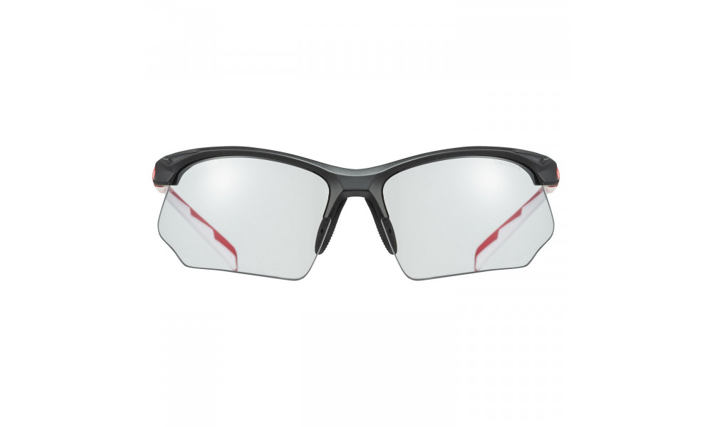 Glasses Uvex Sportstyle 802 variomatic black red white / smoke - 2