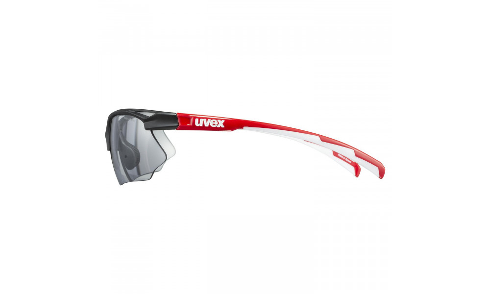 Glasses Uvex Sportstyle 802 variomatic black red white / smoke - 4