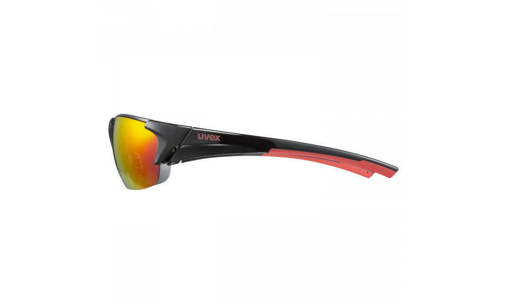 Очки Uvex blaze III black red / mirror red - 4