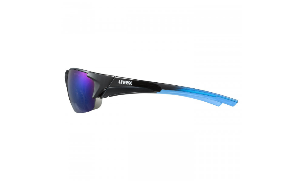 Glasses Uvex blaze III black blue / mirror blue - 4