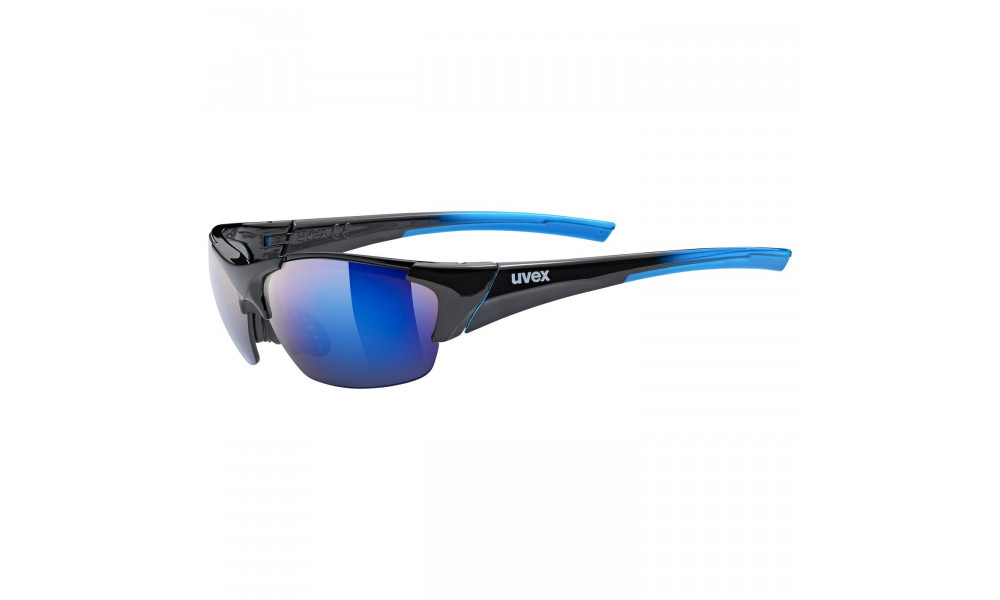 Glasses Uvex blaze III black blue / mirror blue - 5