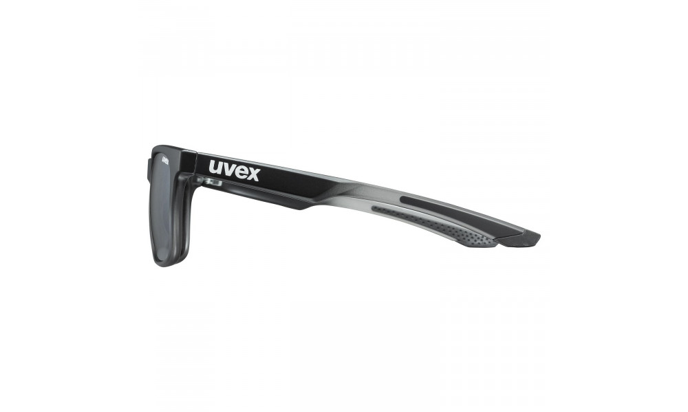 Glasses Uvex lgl 42 black transparent / mirror silver - 4