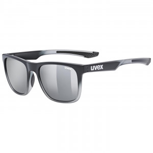 Очки Uvex lgl 42 black transparent / mirror silver