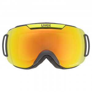 Skiing glasses Uvex downhill 2000 CV black lime SL/orange-green