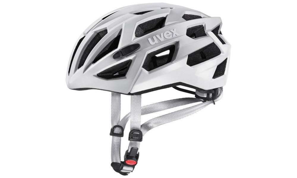 Helmet Uvex Race 7 silver mat white - 5