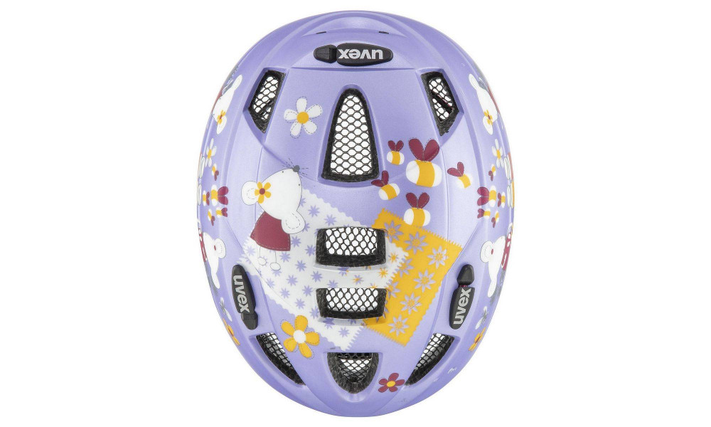 Helmet Uvex Kid 2 cc lilac mouse mat - 1