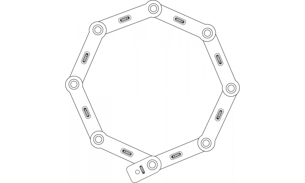 Замок Abus Folding Bordo Big 6000/120 BK SH - 2