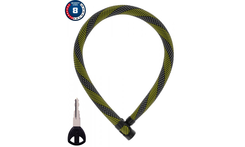 Замок Abus IvyTex 7210/110 racing yellow - 2