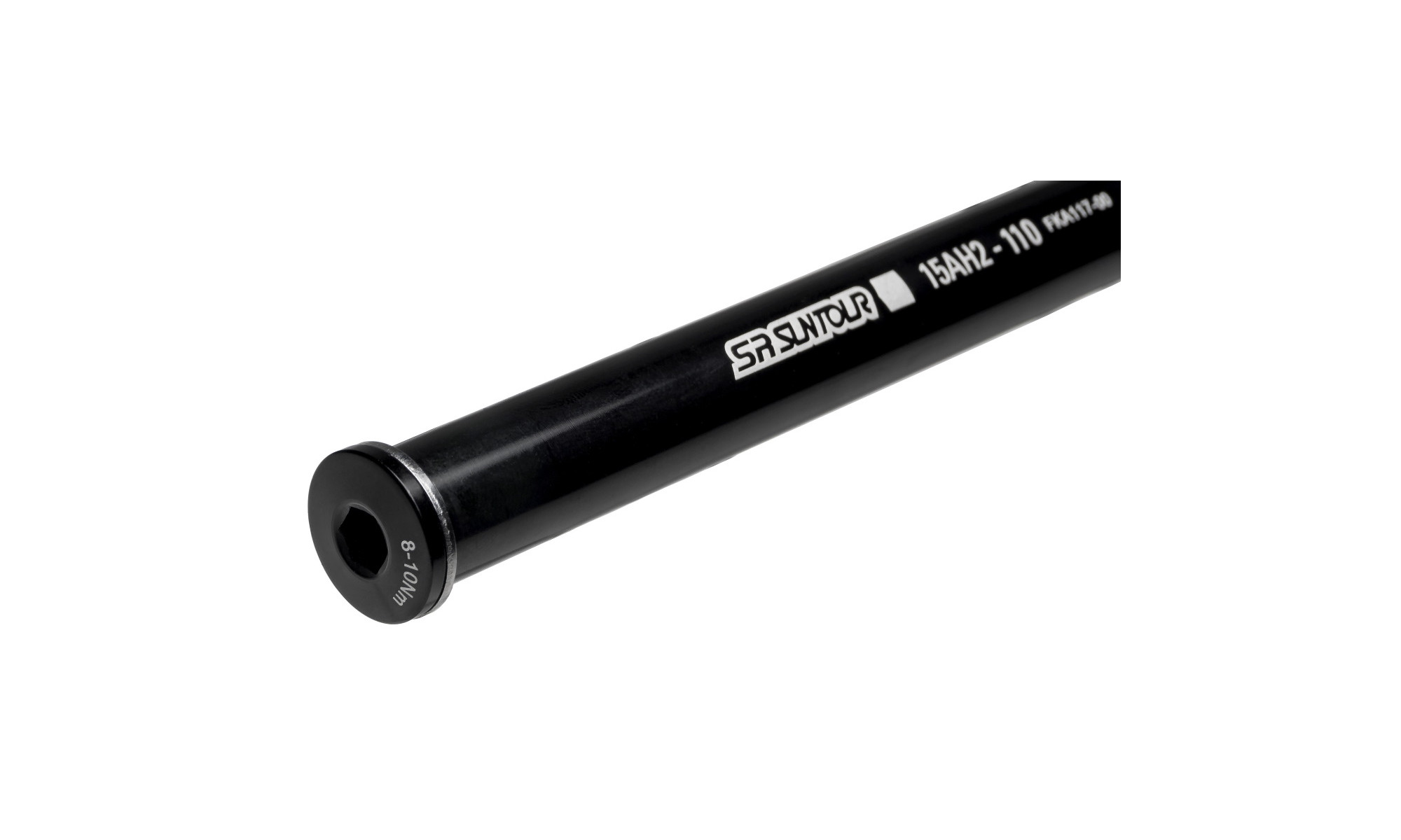 Ось передней втулки SR Suntour 15AH2 110x15mm O.L.D. Thru Axle XCM34 Boost (FKA117-00) - 2