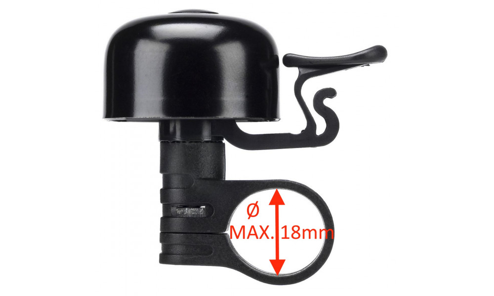 Bell Azimut Azimut Mini Top 35mm Alu-plastic black - 1