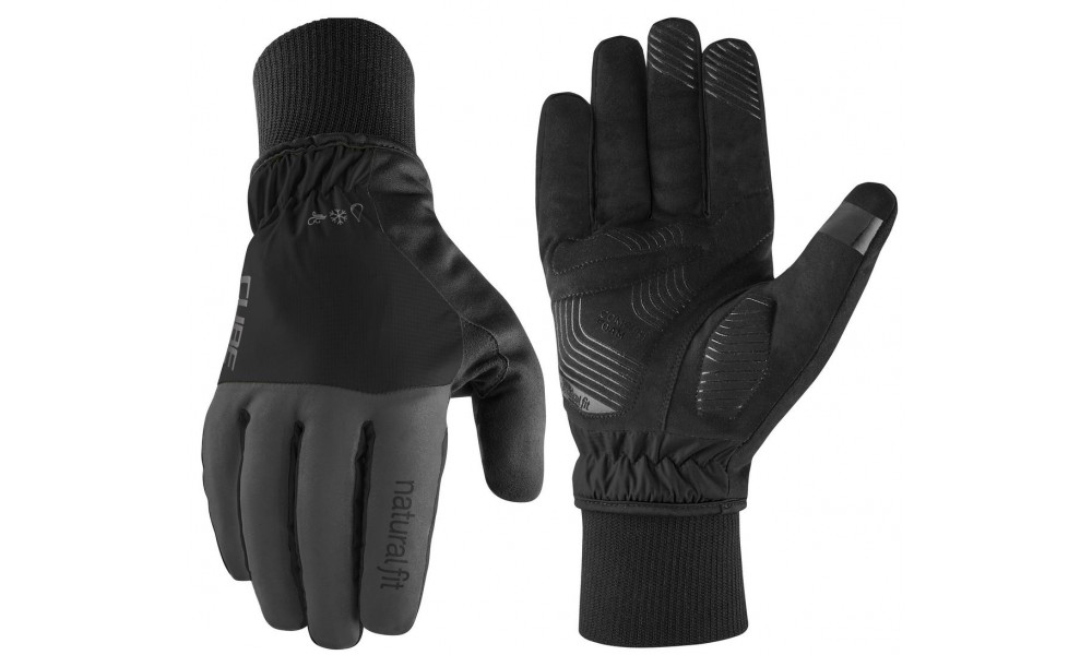 Gloves Cube Winter Long X NF black-XS (6) - 5