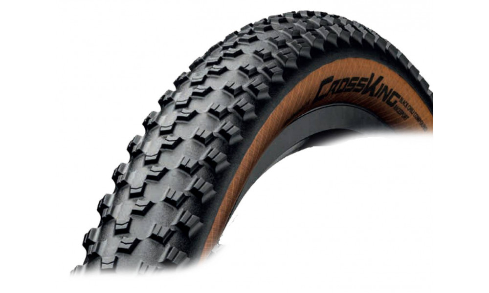 Шина 27.5" Continental Cross King RS 55-584 black/tr Fold 