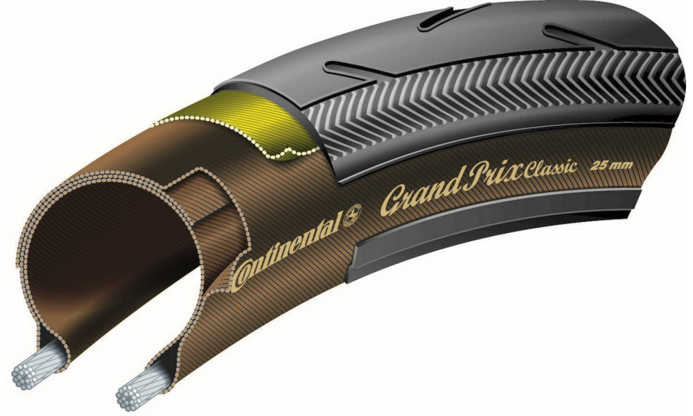 Tire 28" Continental Grand Prix Classic 25-622 folding - 2