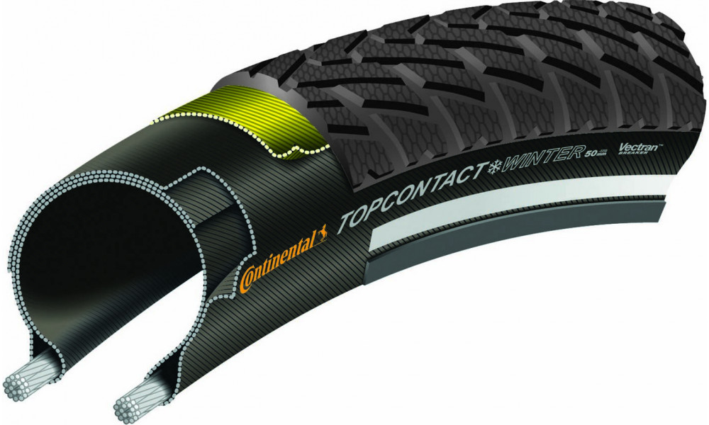 Tire 26" Continental Top CONTACT Winter II 55-559 Fold - 3