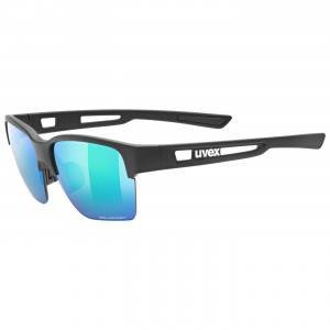 Glasses Uvex Sportstyle 805 CV black mat / green
