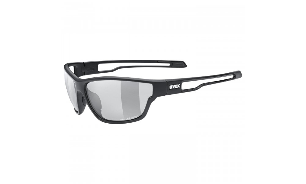 Glasses Uvex Sportstyle 806 Variomatic black mat / smoke - 5