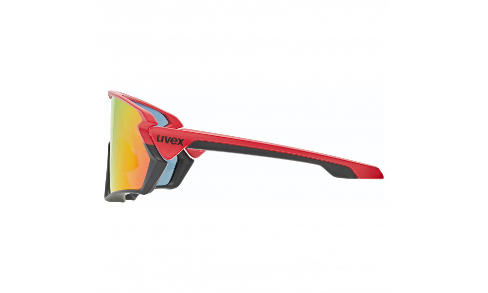 Glasses Uvex Sportstyle 231 red black mat / mirror red - 1