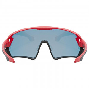 Glasses Uvex Sportstyle 231 red black mat / mirror red