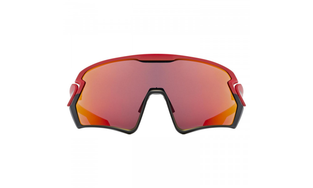 Glasses Uvex Sportstyle 231 red black mat / mirror red - 3