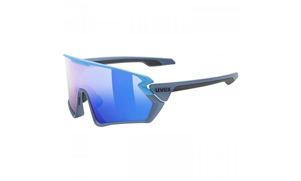 Очки Uvex Sportstyle 231 blue grey mat / mirror blue - 5