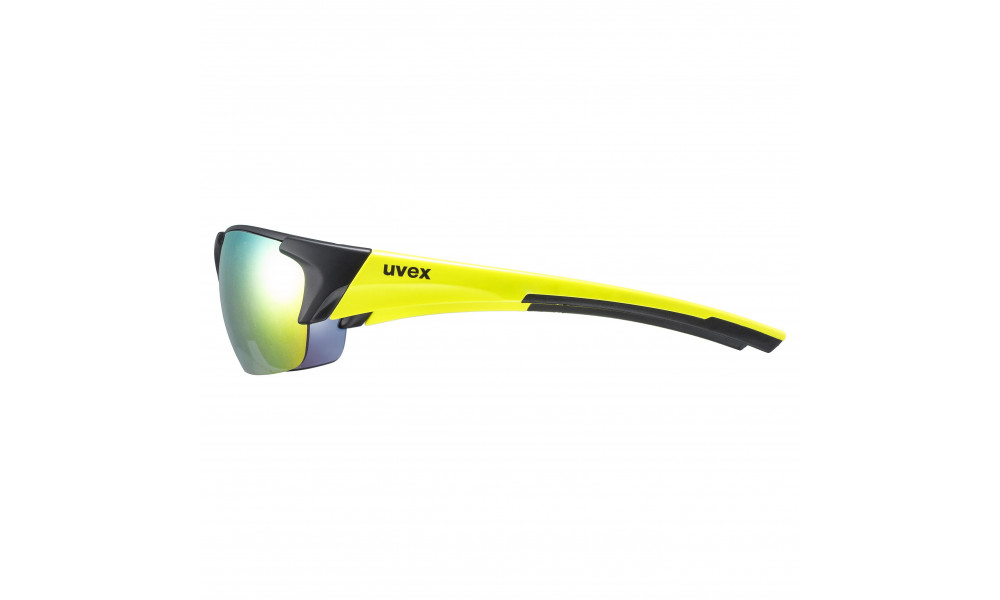 Glasses Uvex Blaze III black mat yellow / mirror yellow - 1