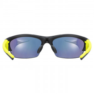 Glasses Uvex Blaze III black mat yellow / mirror yellow