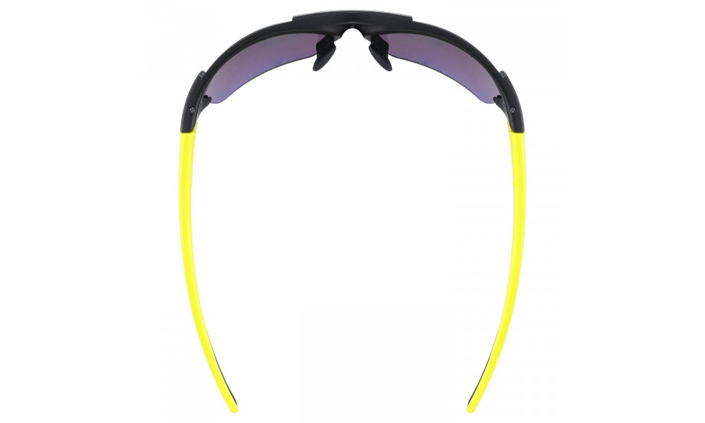 Glasses Uvex Blaze III black mat yellow / mirror yellow - 4