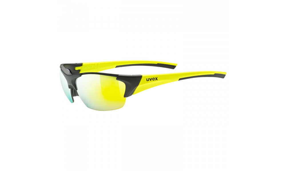 Glasses Uvex Blaze III black mat yellow / mirror yellow - 5