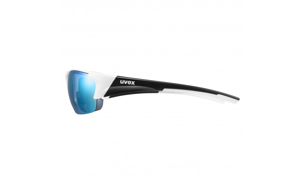 Glasses Uvex Blaze III white black mat / mirror blue - 1