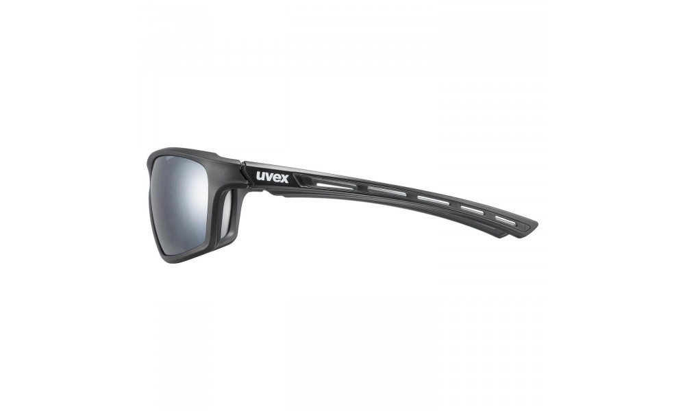 Glasses Uvex Sportstyle 229 black mat / litemirror silver - 3