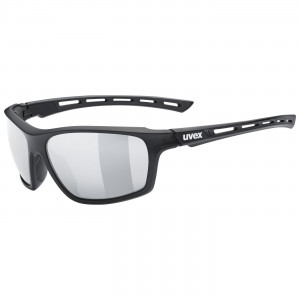 Glasses Uvex Sportstyle 229 black mat / litemirror silver