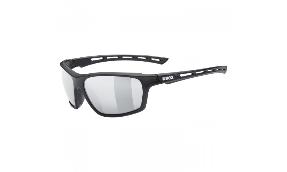 Glasses Uvex Sportstyle 229 black mat / litemirror silver - 5