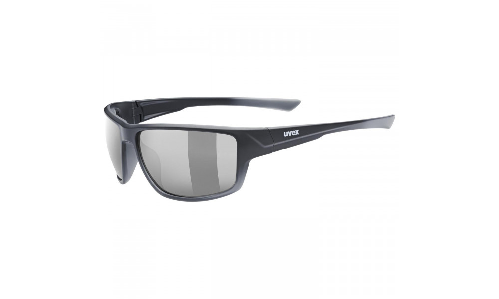 Glasses Uvex Sportstyle 230 black mat / litemirror silver - 5