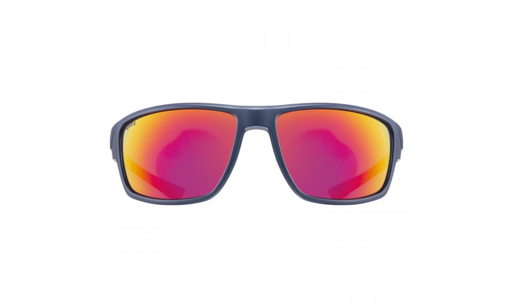 Glasses Uvex Sportstyle 230 blue mat / mirror red - 2