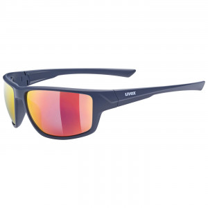 Glasses Uvex Sportstyle 230 blue mat / mirror red