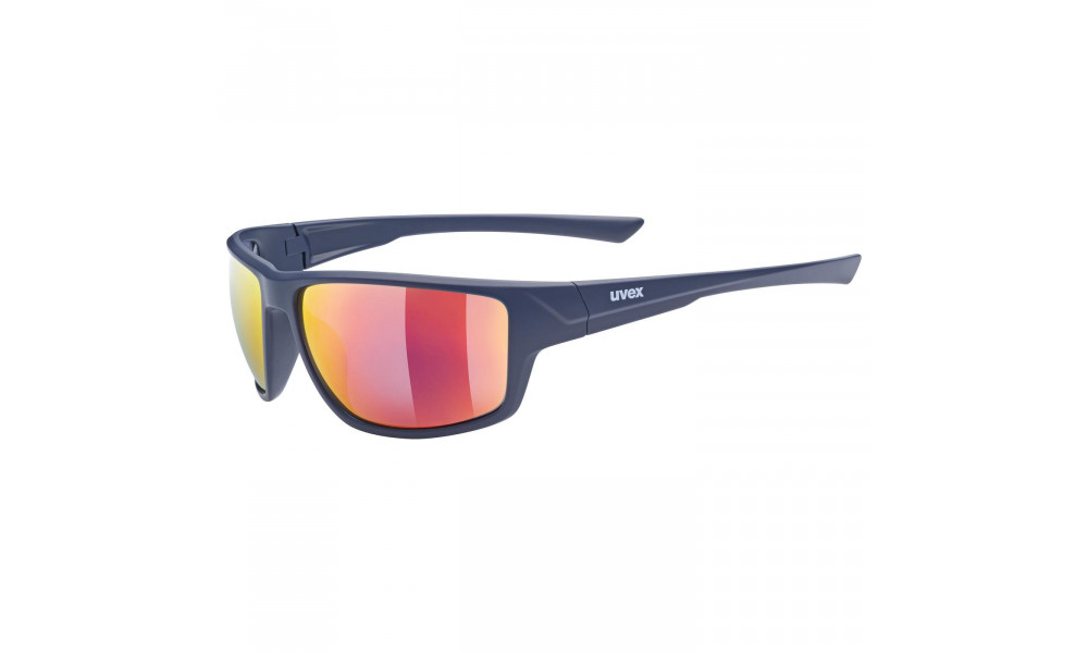 Glasses Uvex Sportstyle 230 blue mat / mirror red - 5